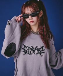 GALFY（ガルフィー）の「GALFY-バチバチピアスニット（ニット/セーター）」