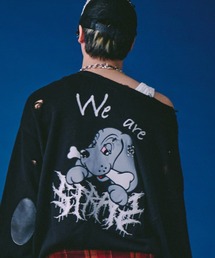 GALFY（ガルフィー）の「GALFY-バチバチピアスニット（ニット/セーター）」