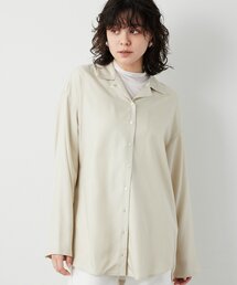 セール】ツイル顔料染めスクエアシャツ（シャツ/ブラウス）｜Whim