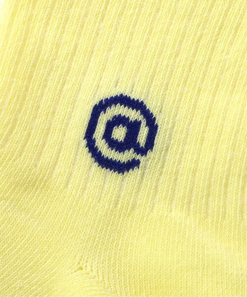 algy（アルジー）の「ダブルラインクルーソックス（ソックス/靴下・キッズ・イエロー/サックスブルー/オフホワイト・24/21）」の7枚目の写真