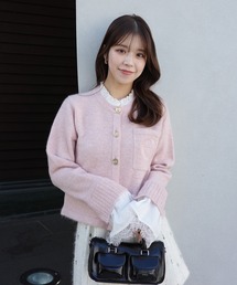 ノーカラージャケット（ピンク/桃色系）ファッション通販 - ZOZOTOWN