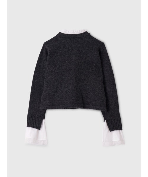 EIMY ISTOIRE Attachedcollarモヘアカーディガン EIMY ISTOIRE Attachedcollarモヘアカーディガン - メルカリ