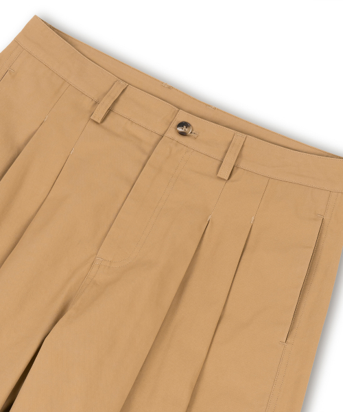 MUDSALT(マッドソルト)の「ツーピンタックワイドバミューダパンツベージュ(その他パンツ・メンズ・その他・1/2/3)」の12枚目の写真