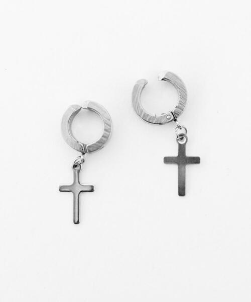 WEGO（ウィゴー）の「WEGO/【2点セット】デザインステンレスイヤカフ（イヤーカフ・メンズ・その他1/その他2・FREE）」の2枚目の写真