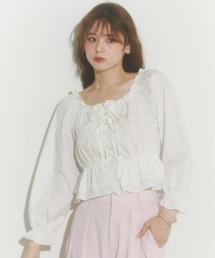 Olu. | レースアップリボンブラウス(シャツ/ブラウス)