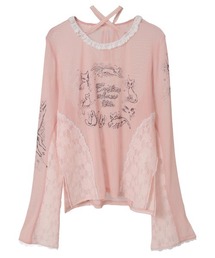 Candy Stripper | ADORES YOU SHEER トップス(Tシャツ/カットソー)