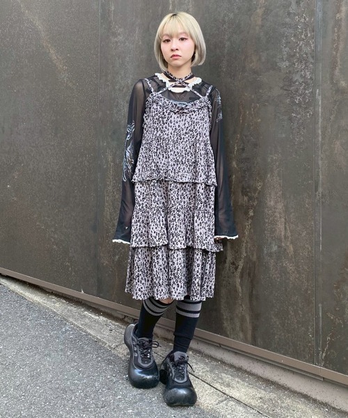 Candy Stripper（キャンディストリッパー）の「ADORES YOU SHEER トップス（Tシャツ/カットソー・レディース・ブラック/アイボリー/ピンク・FREE）」の16枚目の写真