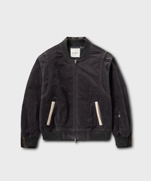 NONBLANK（ノンブランク）の「ベルベットジップアップブルゾン_GREY（MA-1）」