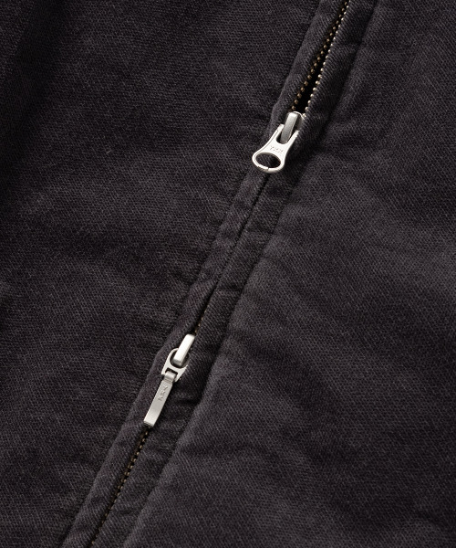 NONBLANK(ノンブランク)の「ベルベットジップアップブルゾン_GREY(ブルゾン・メンズ・グレー・M/L/XL)」の4枚目の写真