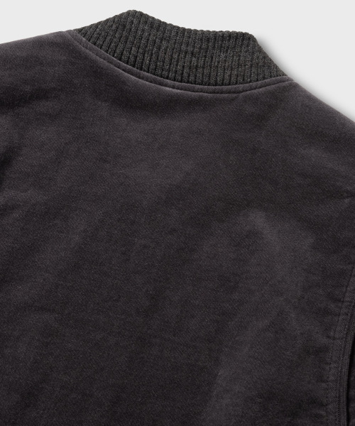 NONBLANK(ノンブランク)の「ベルベットジップアップブルゾン_GREY(ブルゾン・メンズ・グレー・M/L/XL)」の6枚目の写真