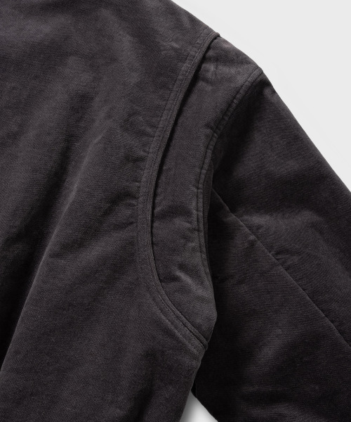 NONBLANK(ノンブランク)の「ベルベットジップアップブルゾン_GREY(ブルゾン・メンズ・グレー・M/L/XL)」の7枚目の写真