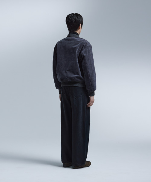 NONBLANK(ノンブランク)の「ベルベットジップアップブルゾン_GREY(ブルゾン・メンズ・グレー・M/L/XL)」の15枚目の写真
