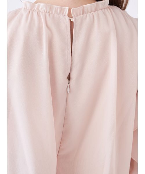 SNIDEL（スナイデル）の「ブラウスレイヤードフリルワンピース（ワンピース・レディース・ピンク/ミント/ドット・0/1）」の11枚目の写真