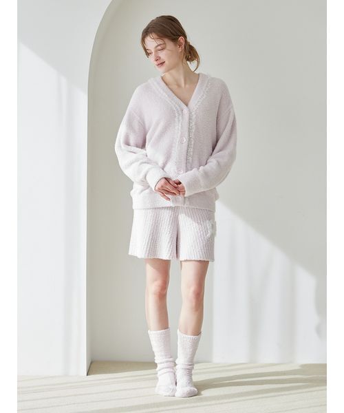 gelato pique（ジェラートピケ）の「ロゴフリルソックス（その他ルームウェア・レディース・オフホワイト/ピンク・F）」の12枚目の写真