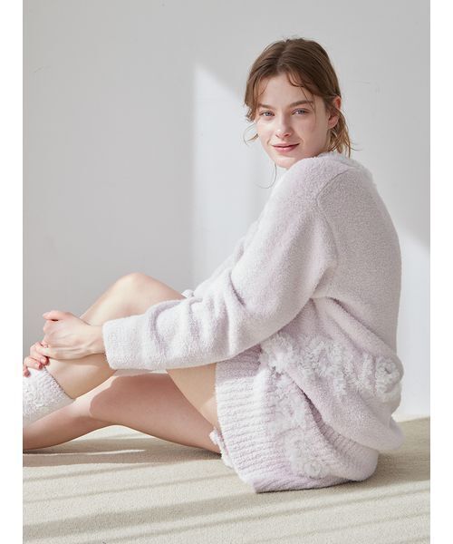 gelato pique（ジェラートピケ）の「ロゴフリルソックス（その他ルームウェア・レディース・オフホワイト/ピンク・F）」の16枚目の写真