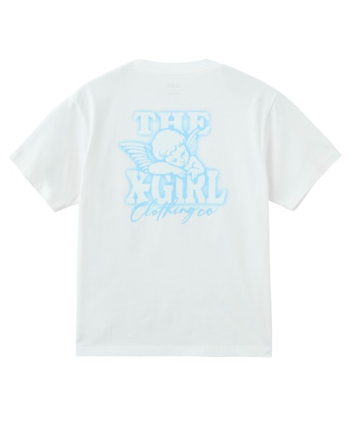 [テゴ♡]VSラッフル袖Tシャツ(ANGEL) Twin Rabbit Angels Lace T-Shirt *JAPAN SALE ONLY – ACDC RAG