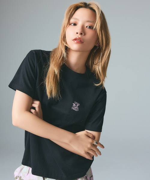 SPRAY ANGEL S/S TEE（Tシャツ/カットソー）｜X-girl（エックスガール