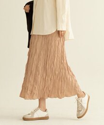 UnLikeLook（アンライクルック）の「コースタープリーツロングスカート（ベージュ）（スカート）」