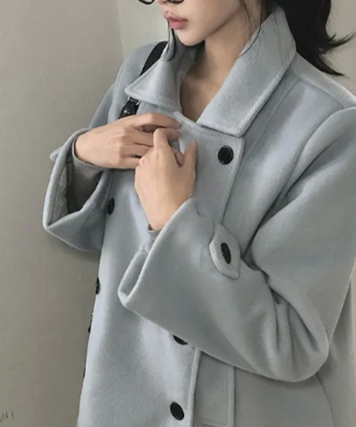 セール】ショート丈 テーラードコート（ピーコート）｜VIVID LADY