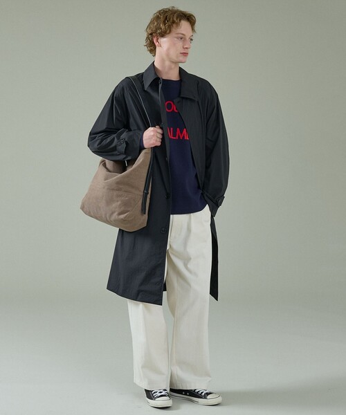 ABAHOUSE(アバハウス)の「【2026NEW】ジャガードロゴニット プルオーバー / オーバーサイズ / LE TRIO ABAHOUSE(ニット/セーター・メンズ・ネイビー/ベージュ/グリーン・48/46)」の13枚目の写真