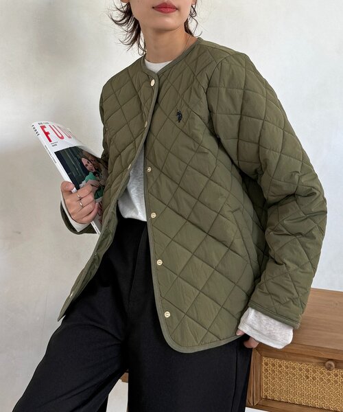 U.S. POLO ASSN.】キルティングジャケット（その他アウター