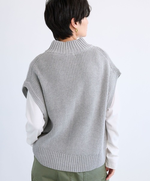 BARNYARDSTORM（バンヤードストーム）の「BARNYARDSTORM / アゼアミZIPハルベスト / ハンドウォッシャブル（ベスト・レディース・グレー/ベージュ/ホワイト・FREE）」の11枚目の写真