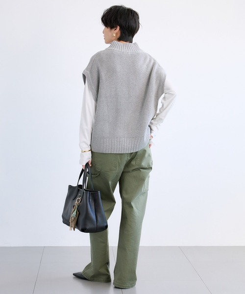 BARNYARDSTORM（バンヤードストーム）の「BARNYARDSTORM / アゼアミZIPハルベスト / ハンドウォッシャブル（ベスト・レディース・グレー/ベージュ/ホワイト・FREE）」の22枚目の写真