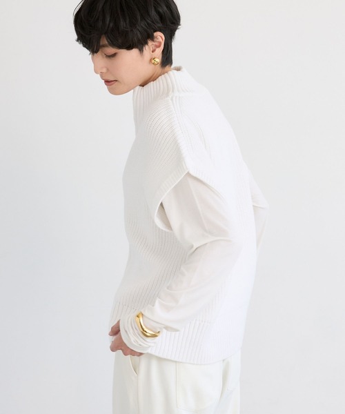 BARNYARDSTORM（バンヤードストーム）の「BARNYARDSTORM / アゼアミZIPハルベスト / ハンドウォッシャブル（ベスト・レディース・グレー/ベージュ/ホワイト・FREE）」の17枚目の写真