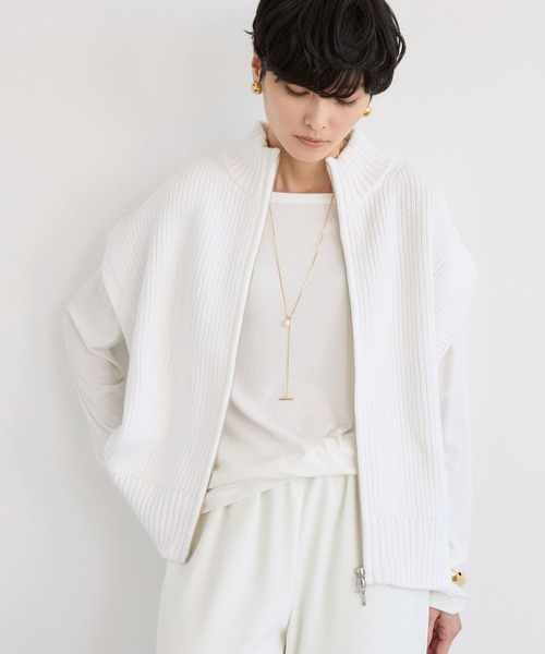 BARNYARDSTORM（バンヤードストーム）の「BARNYARDSTORM / アゼアミZIPハルベスト / ハンドウォッシャブル（ベスト・レディース・グレー/ベージュ/ホワイト・FREE）」の19枚目の写真