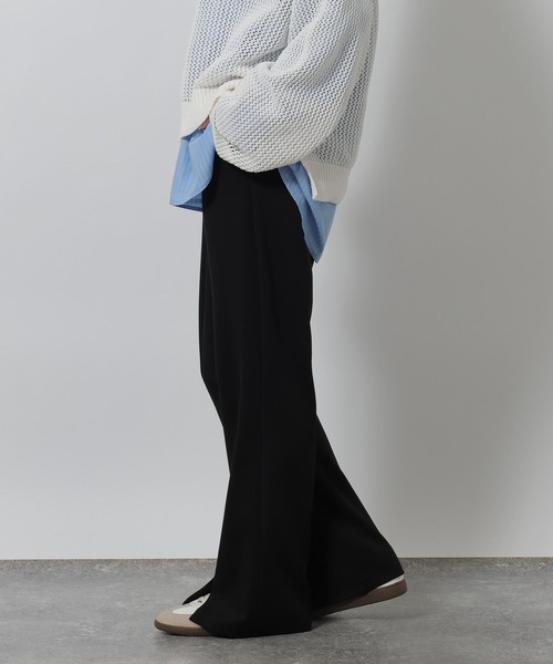 LAKOLE（ラコレ）の「カットフレアパンツ / 643730（その他パンツ・レディース・ブラウン/ブラック/アイボリー/グレー・LARGE/MEDIUM）」の15枚目の写真