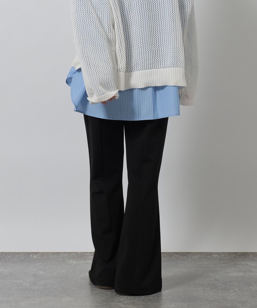 LAKOLE（ラコレ）の「カットフレアパンツ / 643730（その他パンツ・レディース・ブラウン/ブラック/アイボリー/グレー・LARGE/MEDIUM）」の16枚目の写真