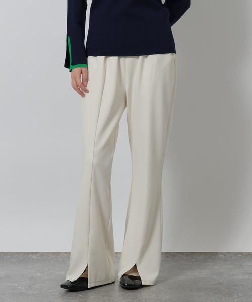 LAKOLE（ラコレ）の「カットフレアパンツ / 643730（その他パンツ・レディース・ブラウン/ブラック/アイボリー/グレー・LARGE/MEDIUM）」の8枚目の写真