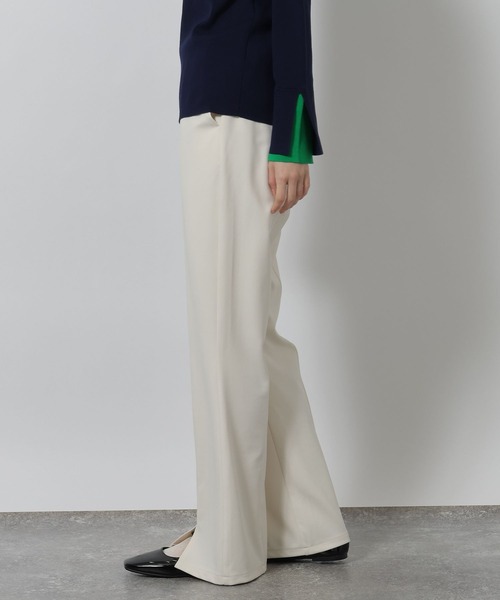 LAKOLE（ラコレ）の「カットフレアパンツ / 643730（その他パンツ・レディース・ブラウン/ブラック/アイボリー/グレー・LARGE/MEDIUM）」の9枚目の写真