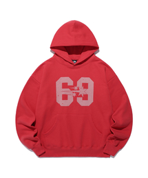 ANGEL NUMBER 69 HOODIE_RED(NG2EFUM411A)