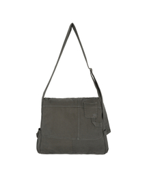 THECOLDESTMOMENT | TCM washed vintage pocket cross bag (charcoal)(メッセンジャーバッグ)