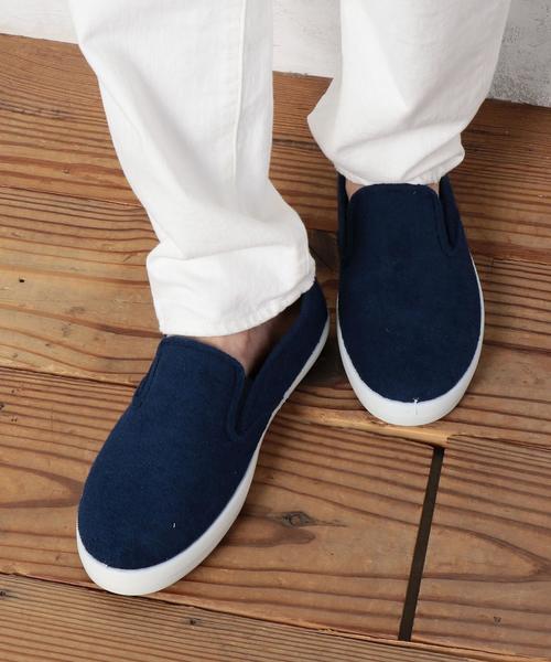 green label relaxing（グリーンレーベルリラクシング）の「【WEB限定】[フランチェスコ] BC★★FRANCESCO PILE スリッポン（スリッポン・メンズ・ホワイト/ブラック/ネイビー・43/42/41/40）」の16枚目の写真