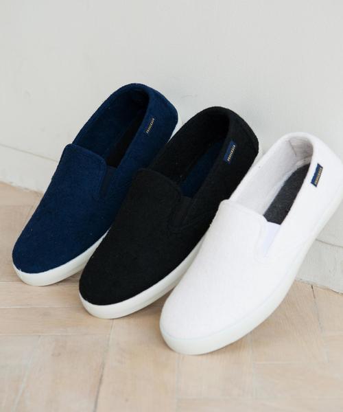 green label relaxing（グリーンレーベルリラクシング）の「【WEB限定】[フランチェスコ] BC★★FRANCESCO PILE スリッポン（スリッポン・メンズ・ホワイト/ブラック/ネイビー・43/42/41/40）」の8枚目の写真