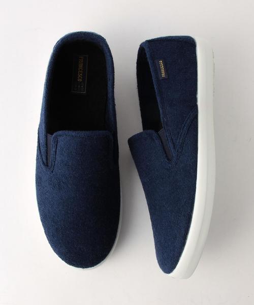 green label relaxing（グリーンレーベルリラクシング）の「【WEB限定】[フランチェスコ] BC★★FRANCESCO PILE スリッポン（スリッポン・メンズ・ホワイト/ブラック/ネイビー・43/42/41/40）」の9枚目の写真