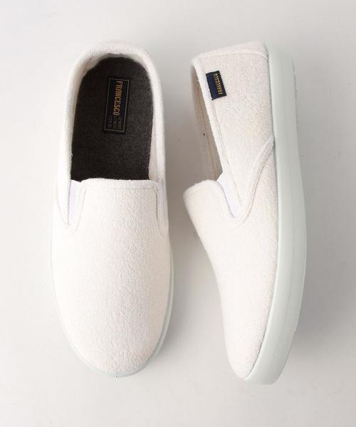 green label relaxing（グリーンレーベルリラクシング）の「【WEB限定】[フランチェスコ] BC★★FRANCESCO PILE スリッポン（スリッポン・メンズ・ホワイト/ブラック/ネイビー・43/42/41/40）」の10枚目の写真