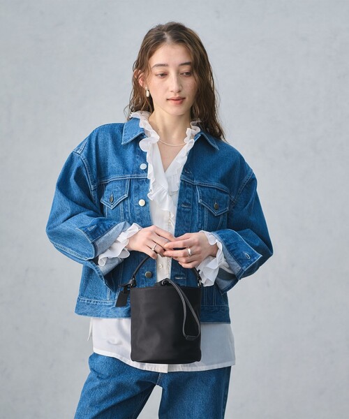 UNITED ARROWS（ユナイテッドアローズ）の「ドロスト バッグ（ショルダーバッグ・レディース・ブラック・FREE）」の3枚目の写真