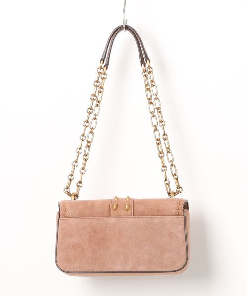 MICHAEL KORS(マイケルコース)の「TRIBECA スタッズ スエード コンバーチブル チェーン ショルダー スモール(ショルダーバッグ・レディース・ブラウン系・FREE)」の5枚目の写真