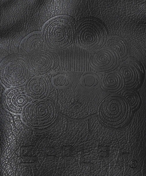 ScoLar（スカラー）の「661430：スカラーちゃん型押し合皮ショルダーバッグ（ショルダーバッグ・レディース・キャメル/ブラウン/アイボリー/ブラック・FREE）」の5枚目の写真