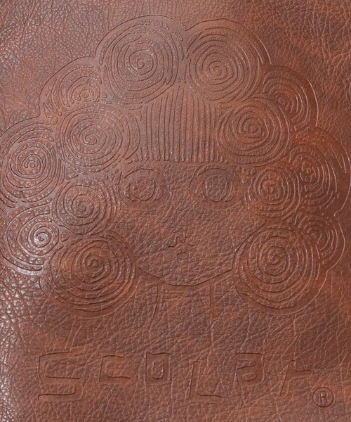 ScoLar（スカラー）の「661430：スカラーちゃん型押し合皮ショルダーバッグ（ショルダーバッグ・レディース・キャメル/ブラウン/アイボリー/ブラック・FREE）」の17枚目の写真