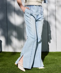 one after another NICE CLAUP | 【Denim Collection】フロントリボンデニムパンツ(デニムパンツ)