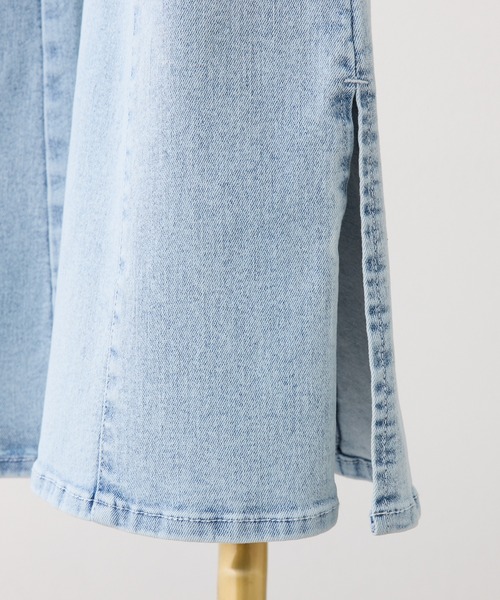 one after another NICE CLAUP(ワンアフターアナザーナイスクラップ)の「【Denim Collection】フロントリボンデニムパンツ(デニムパンツ・レディース・ブルー系その他/サックスブルー・SMALL/MEDIUM)」の7枚目の写真