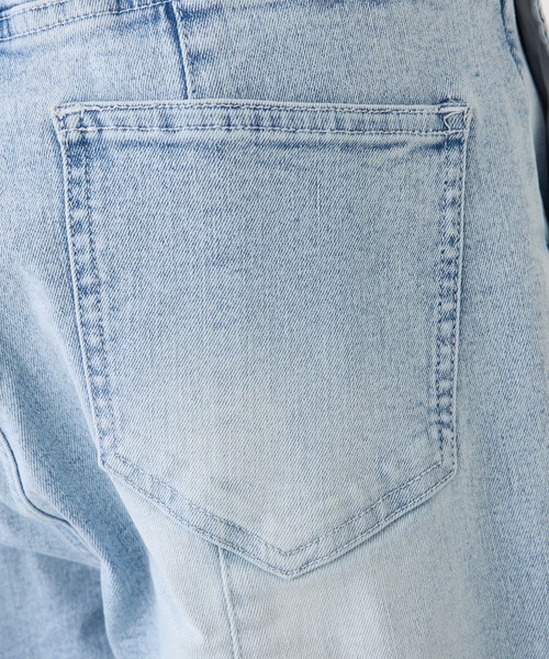 one after another NICE CLAUP(ワンアフターアナザーナイスクラップ)の「【Denim Collection】フロントリボンデニムパンツ(デニムパンツ・レディース・ブルー系その他/サックスブルー・SMALL/MEDIUM)」の10枚目の写真