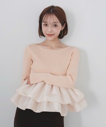 LIAN（リアン）の「【mayu × LIAN】シャイニーフリルニット（ニット/セーター）」