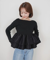 LIAN（リアン）の「【mayu × LIAN】シャイニーフリルニット（ニット/セーター）」