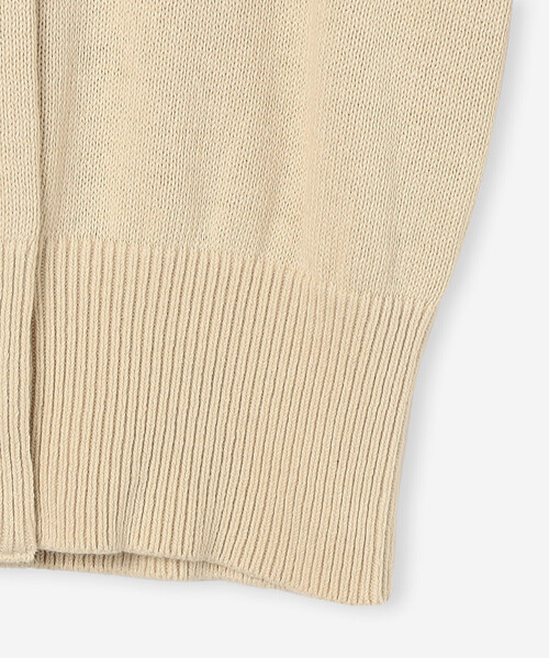 THE SHINZONE(ザ シンゾーン)の「THE SHINZONE | COTTON LONG RIB CARDIGAN WOMEN(カーディガン/ボレロ・レディース・レッド/ホワイト系その他/ブラック・F)」の13枚目の写真