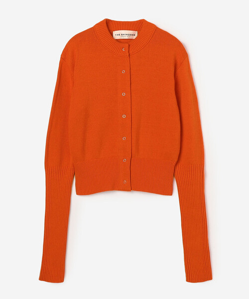 THE SHINZONE(ザ シンゾーン)の「THE SHINZONE | COTTON LONG RIB CARDIGAN WOMEN(カーディガン/ボレロ・レディース・レッド/ホワイト系その他/ブラック・F)」の19枚目の写真